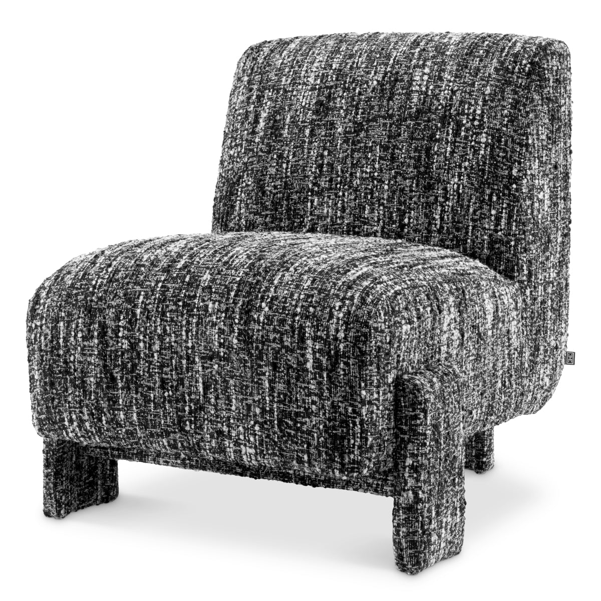Krēsls Rockdale Eichholtz 76/86/84 cm Bouclé sonata black