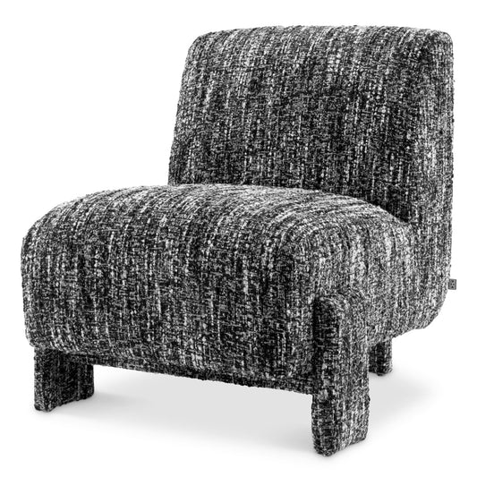 Krēsls Rockdale Eichholtz 76/86/84 cm Bouclé sonata black