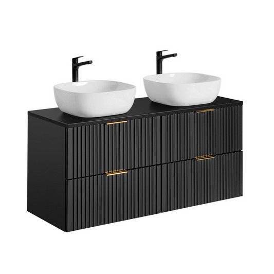 Vannas istabas mēbeļu komplekts Ade GQ 120 cm melns - N1 Home