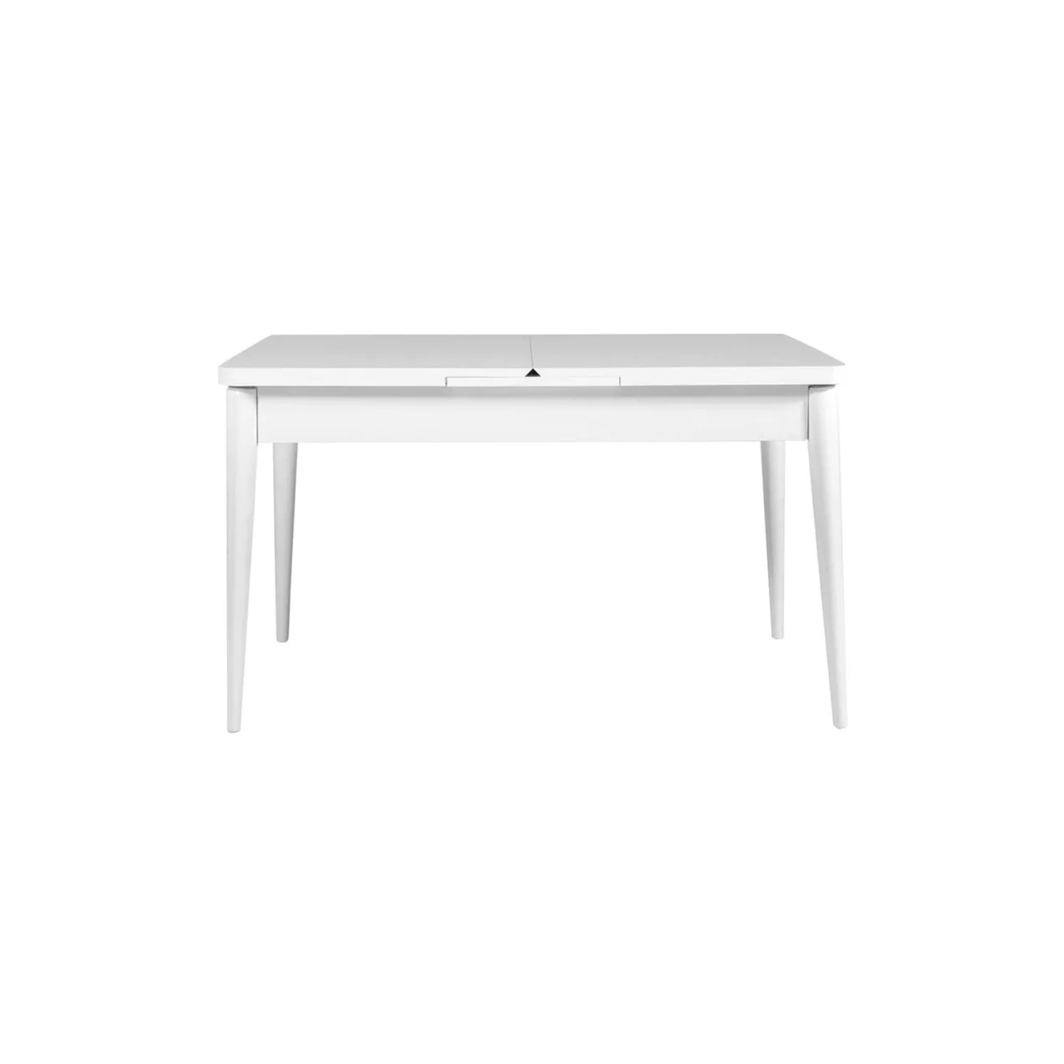 ELIO Pusdienu galds 129-163x80 cm, balts - N1 Home