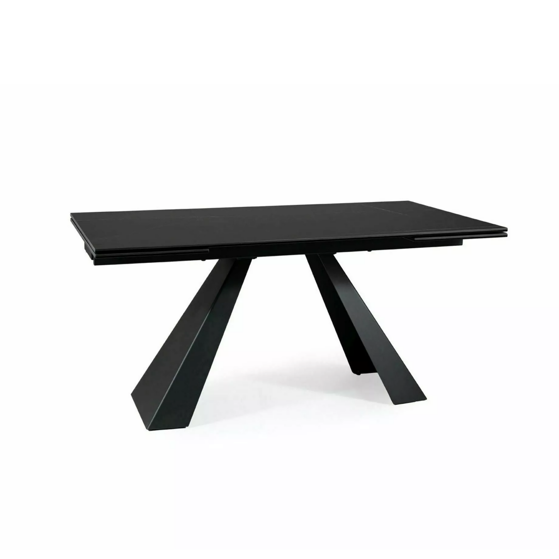 Galds SH 77/90/160(240) cm melns - N1 Home