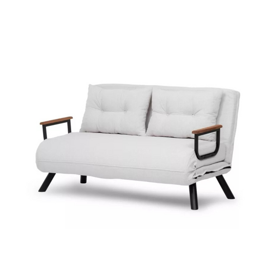 MARTAL Divvietīgs dīvāns, gaišs krēmkrāsas - N1 Home