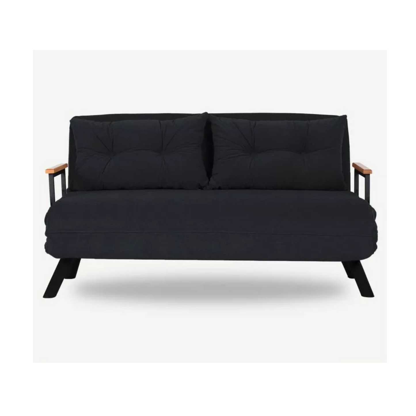 MARTAL Divvietīgs dīvāns, melns - N1 Home