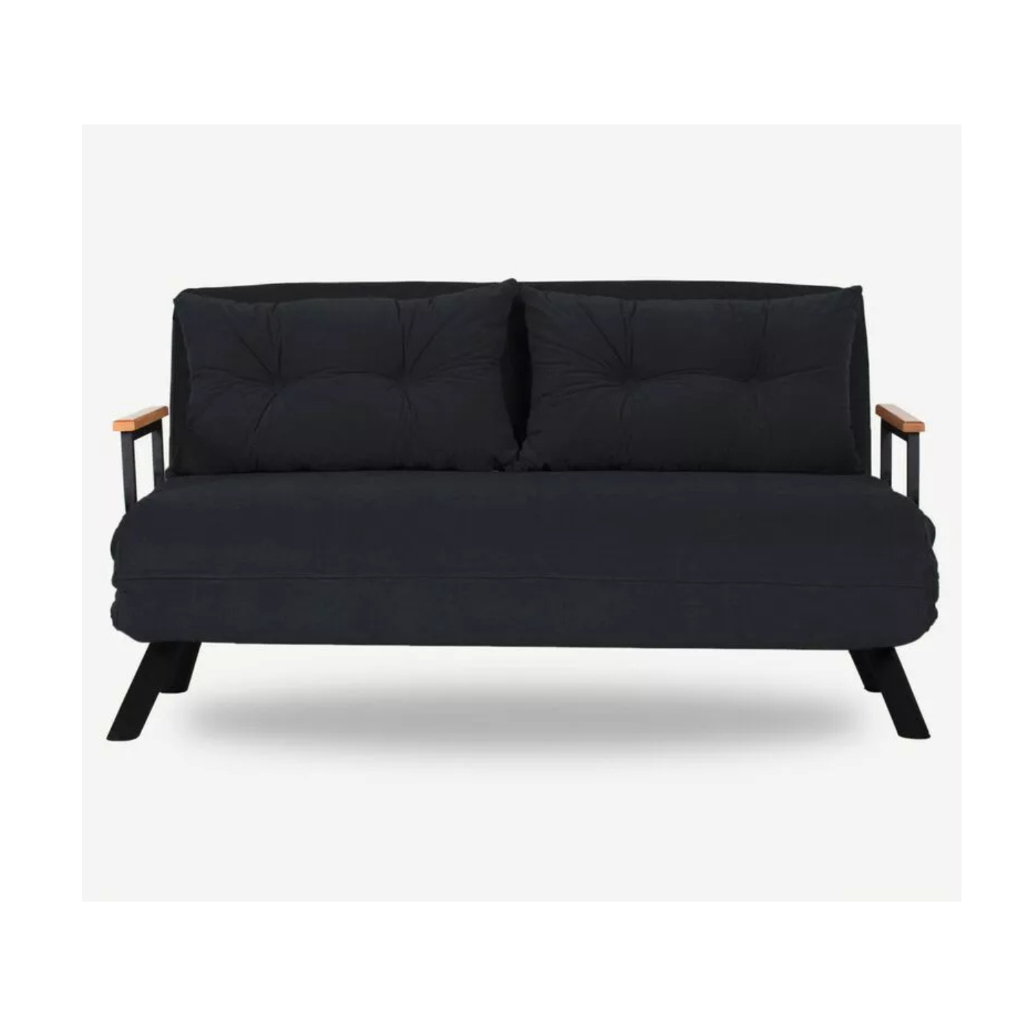 MARTAL Divvietīgs dīvāns, melns - N1 Home