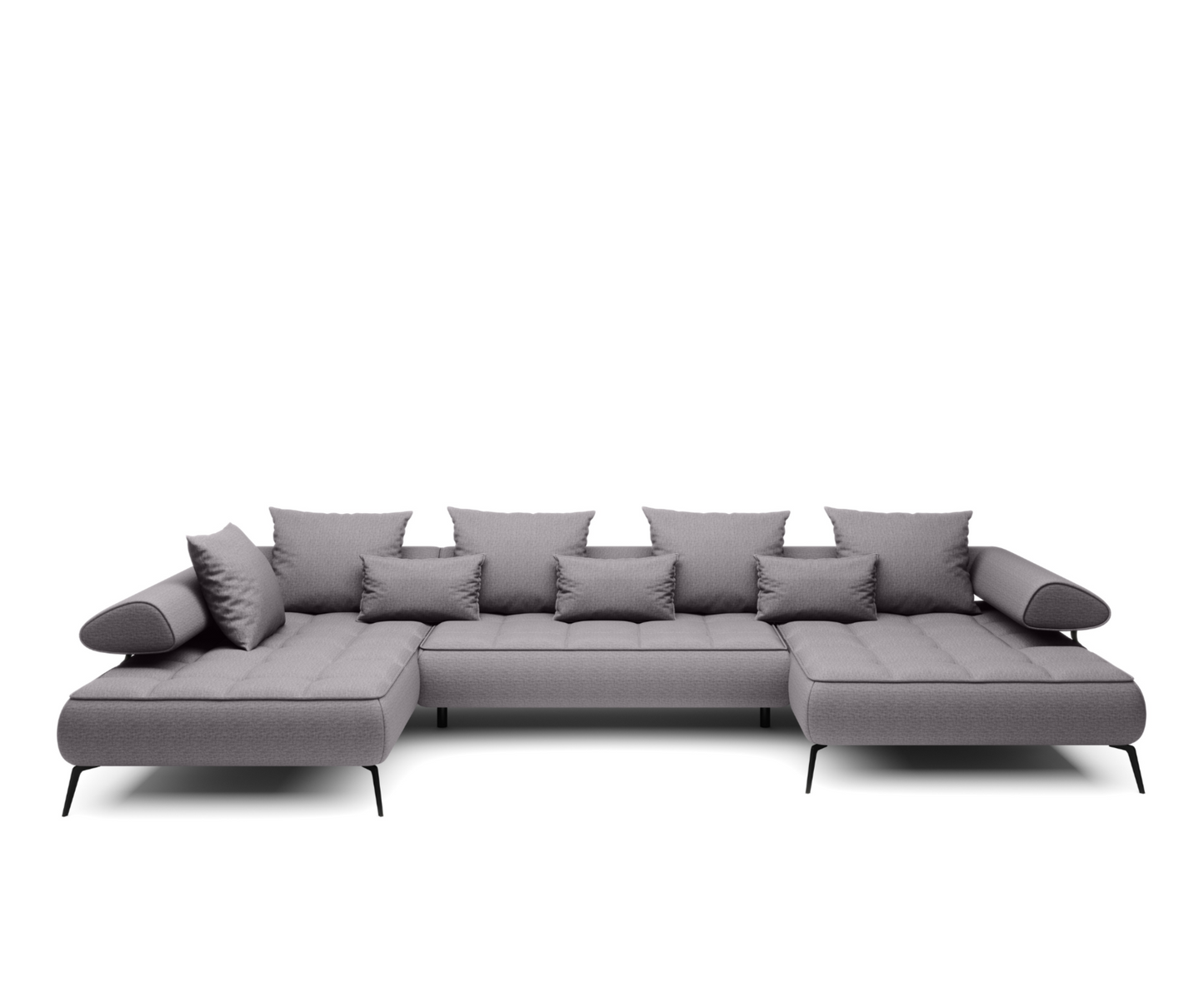 Dīvāns SFERA XL 385/193/224 cm pelēks - N1 Home