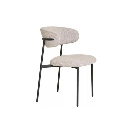 LIVEFAL Mīkstais krēsls no gaiši smilškrāsas auduma - N1 Home