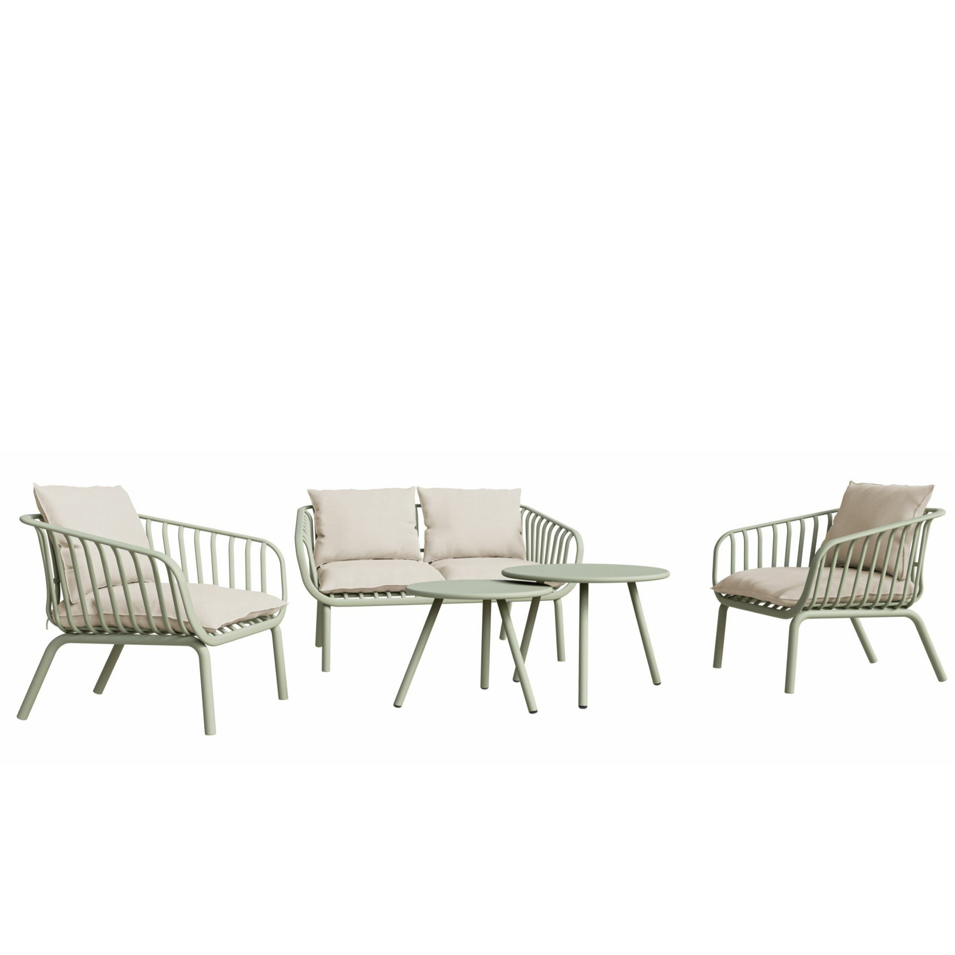 Dārza mēbeļu komplekts Bari olīves - N1 Home