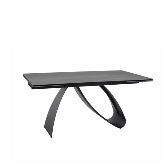 Galds KOSTO 76/90/160(240) cm pelēks - N1 Home