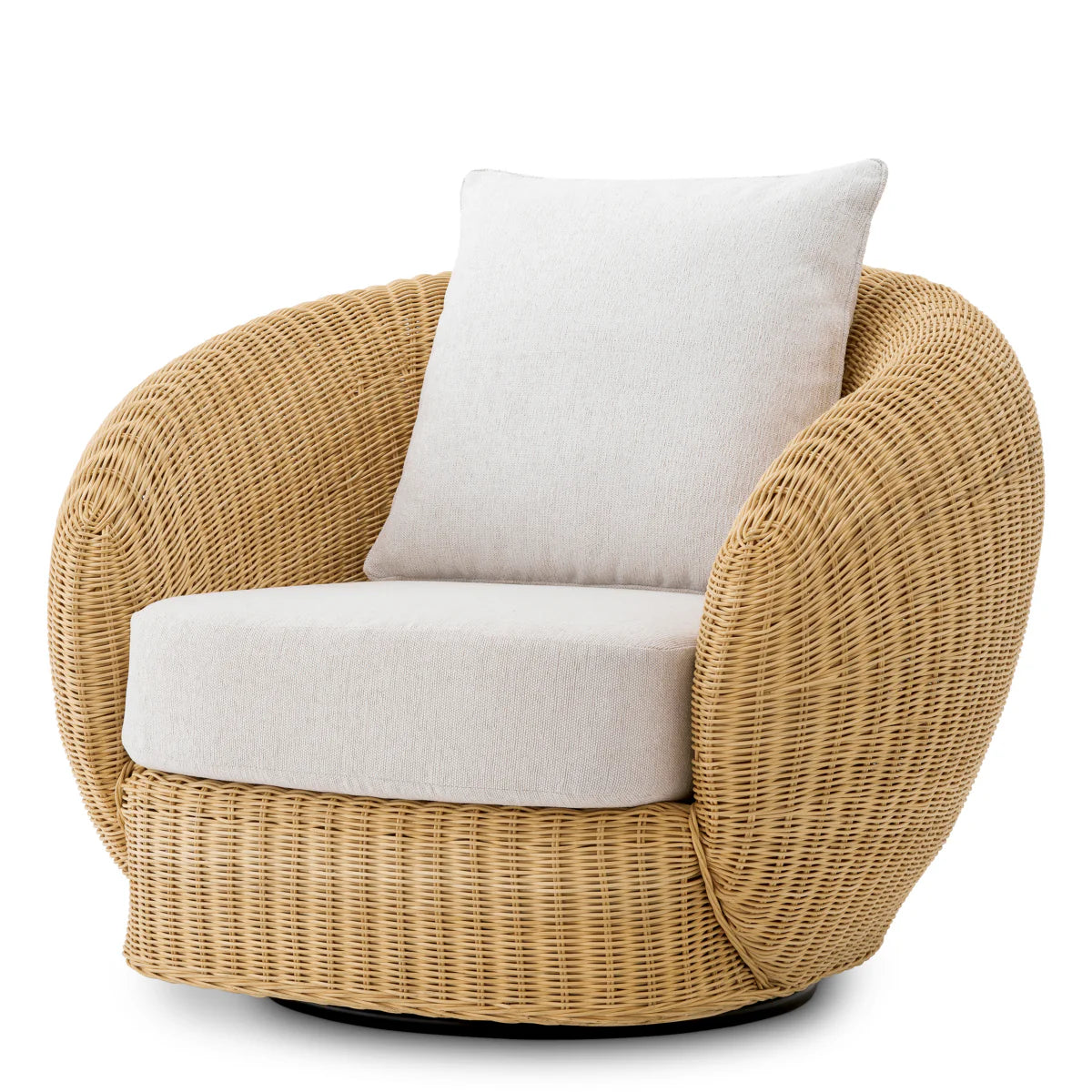 Krēsls Rafael Eichholtz 100/92/84 cm Natural rattan | sentier cream