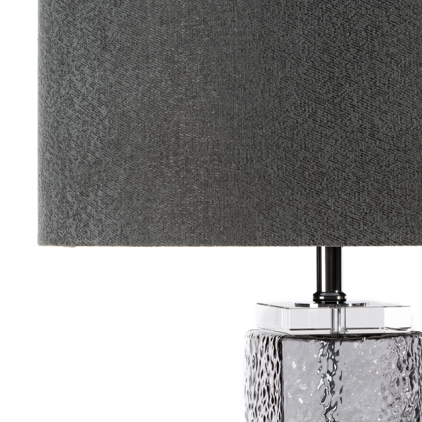 Galda lampa Kas 46/92 cm tērauds/pelēks - N1 Home