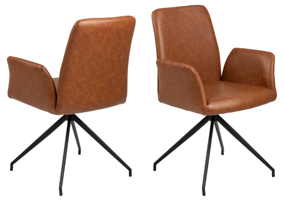 Krēsls Nay 59/59/88 cm retro brendijs - N1 Home