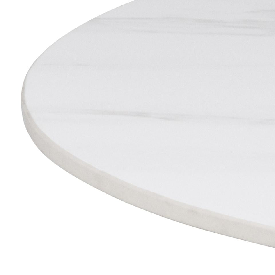 Bāra galds Malt 80x105 cm balts - N1 Home