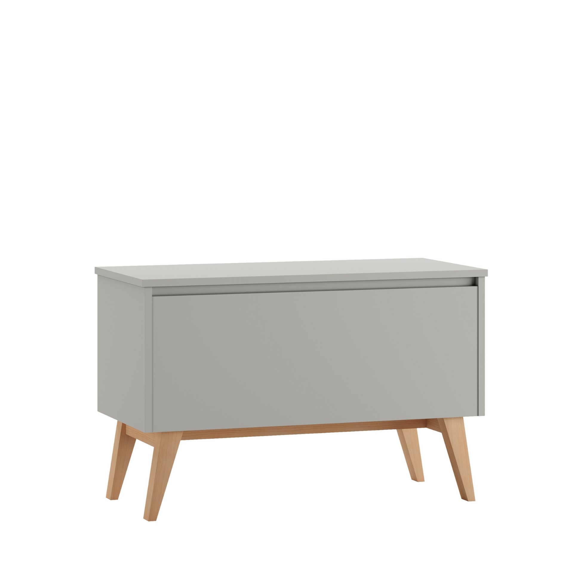 Rotaļlietu lāde AIVA 97/48/58 cm pelēks - N1 Home