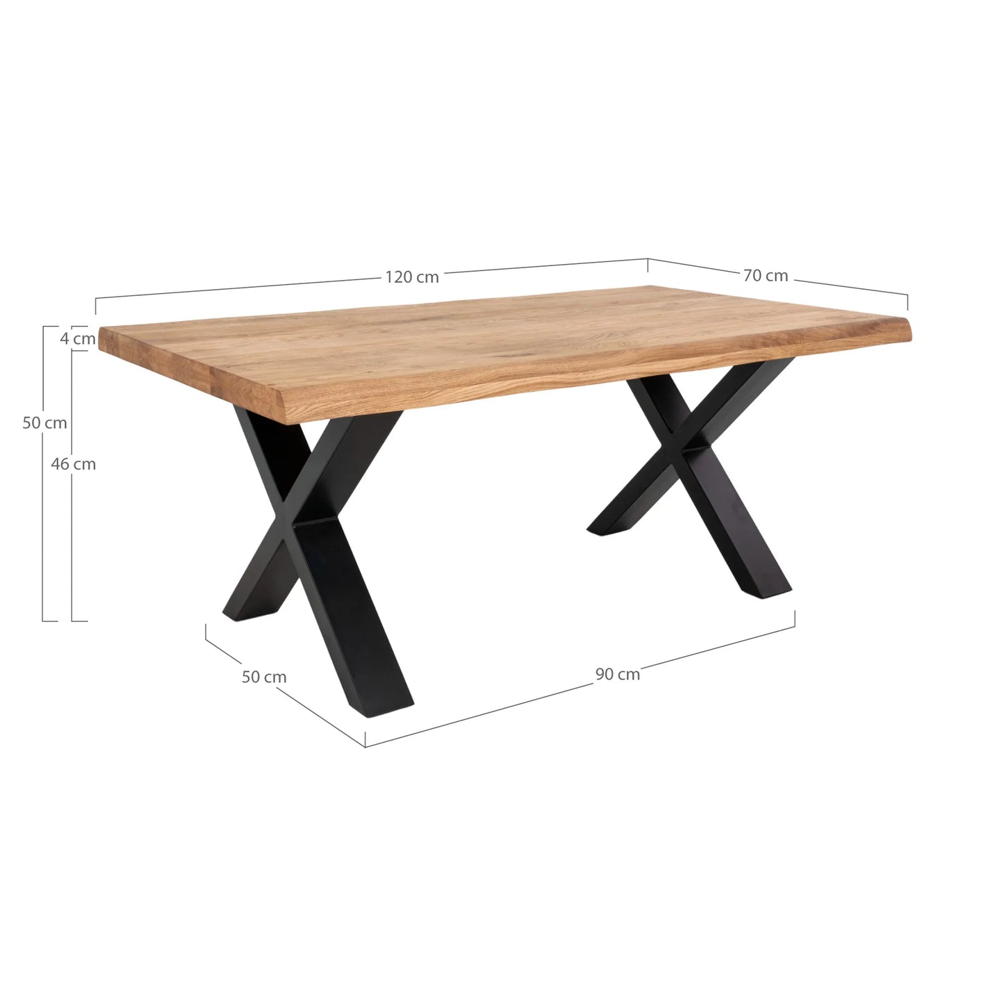 Kafijas galds Tulans 70/120/50 cm ozols