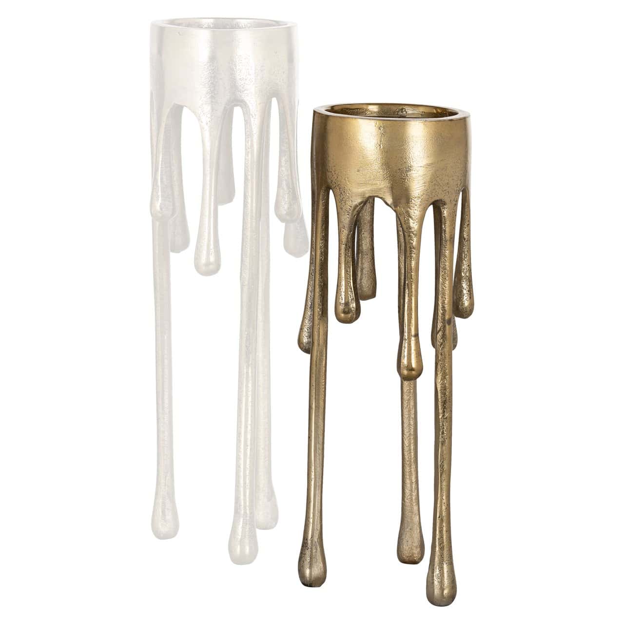 Svečturis Lorin L Richmond Interiors 36/12/12 cm brushed gold - N1 Home