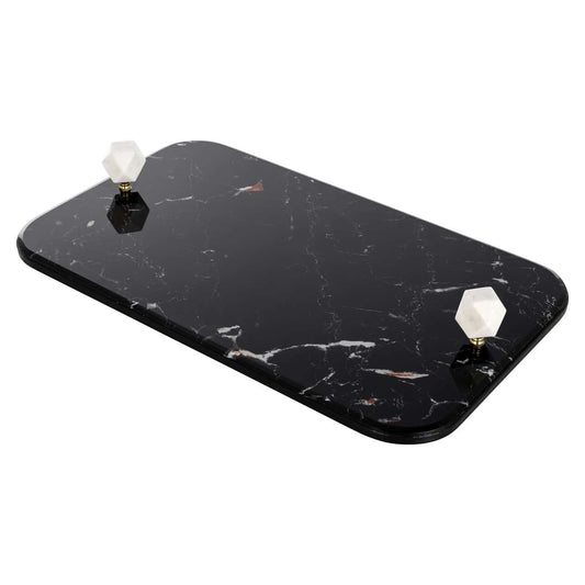 Paplāte Yaya Richmond Interiors 25/43/6 cm melns