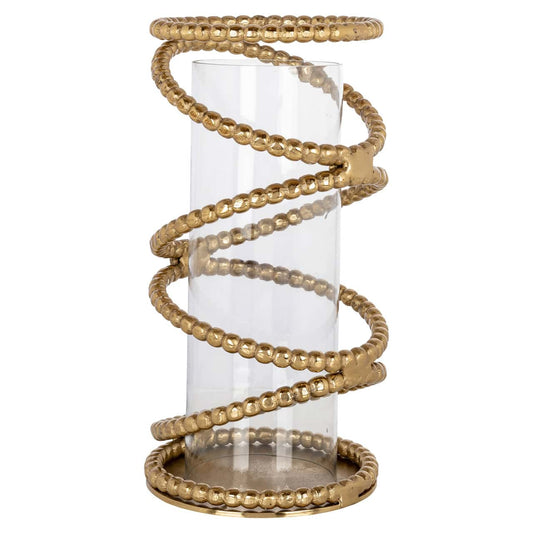 Svečturis Jaden L Richmond Interiors 39/20/20 cm brushed gold