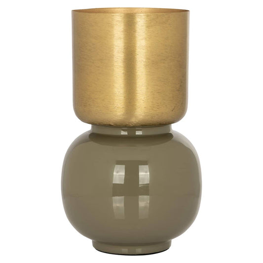 Vāze Clover Richmond Interiors 15/18/31 cm brushed gold