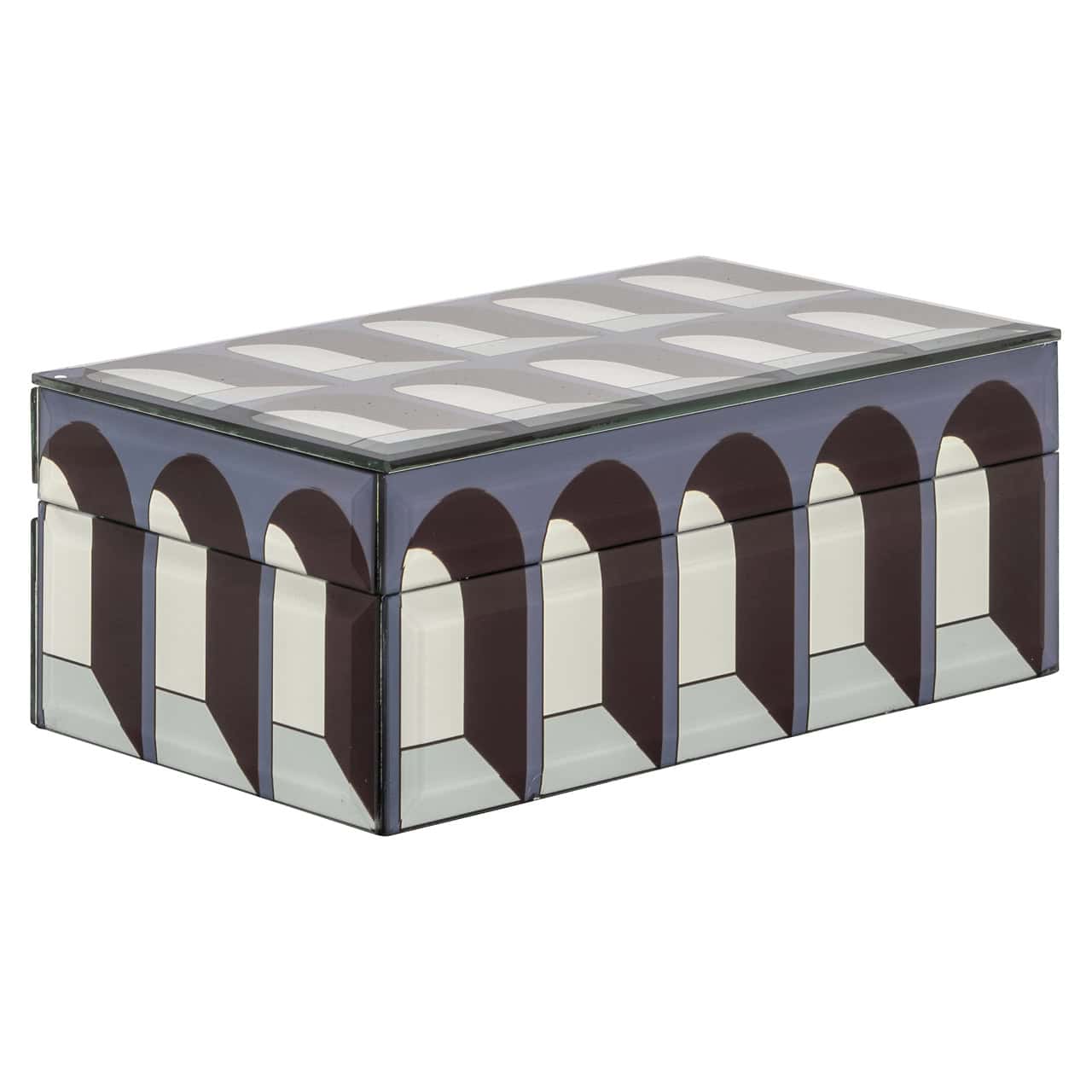 Uzglabāšanas kaste Vaya Richmond Interiors 12/20/8; 18/28/9 cm melns