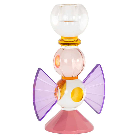 Svečturis Liony  Richmond Interiors 19/12/7,5 cm rozā - N1 Home