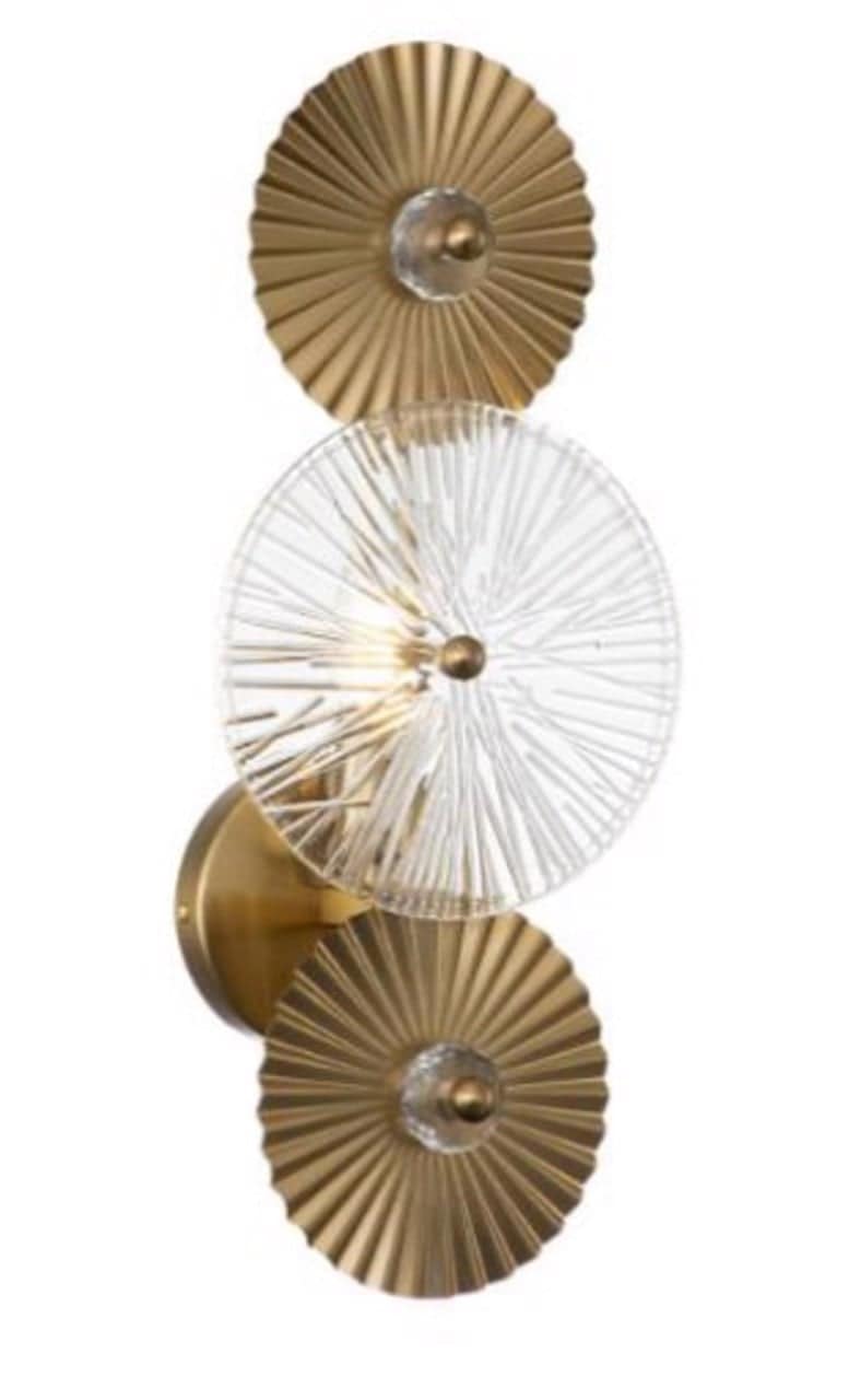 Sienas lampa Aidan Richmond Interiors 18/20/45 cm zelts