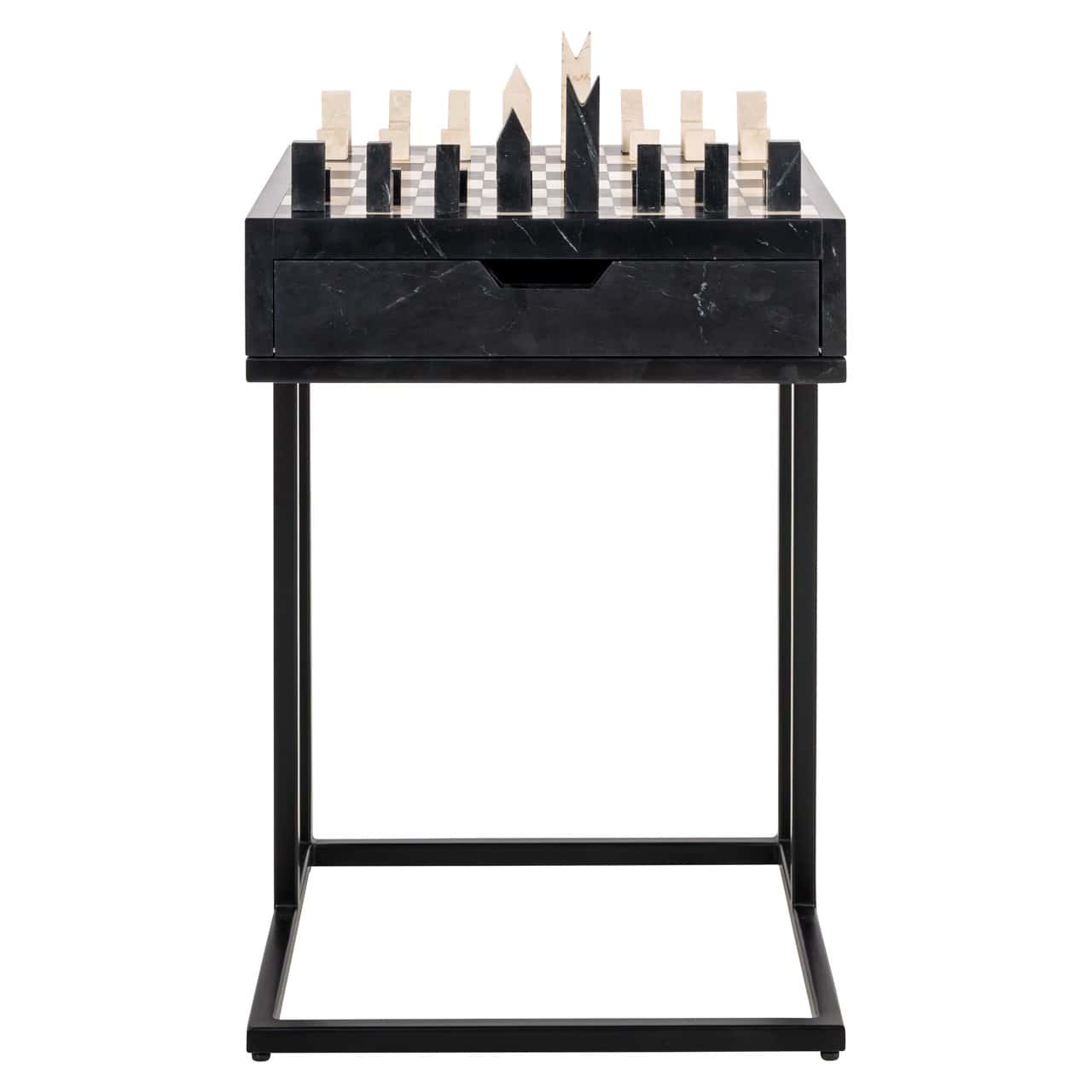 Kafijas galds Davos Richmond Interiors 44/62/44 cm melns