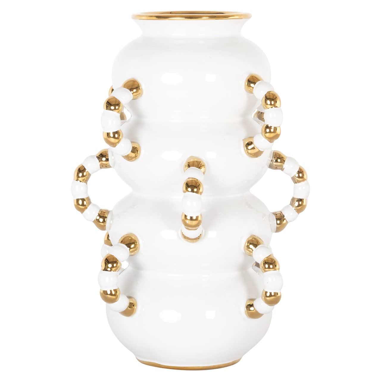 Vāze Pippy S Richmond Interiors 24/24/35 cm balts