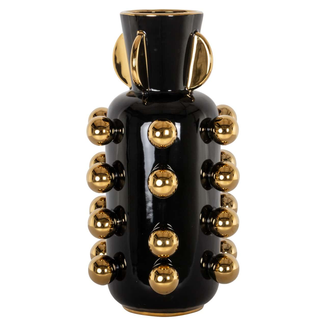 Vāze Zalia L Richmond Interiors 22/22/40 cm melns