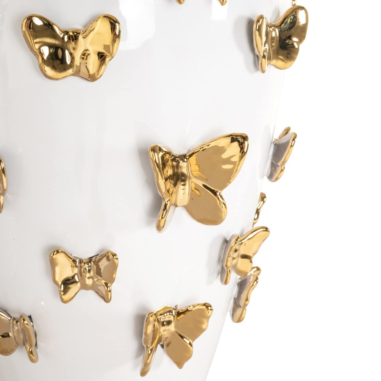 Vāze Butterfly S Richmond Interiors 25/25/38 cm balts