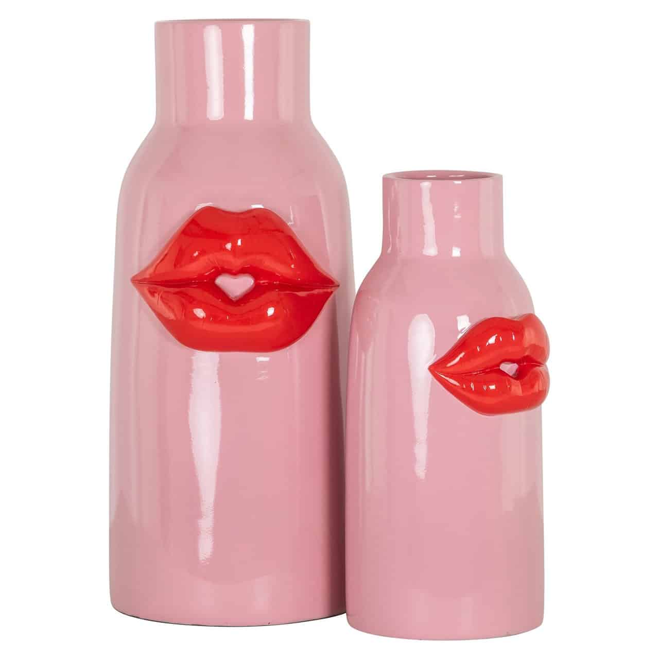 Vāze Blythe S Richmond Interiors 15/13,5/31 cm rozā