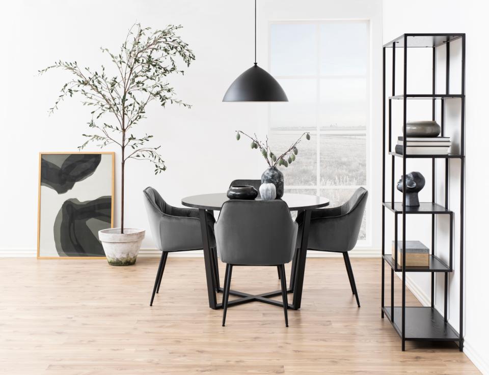 Krēsls Broo 58/55/83 cm tumši pelēks - N1 Home