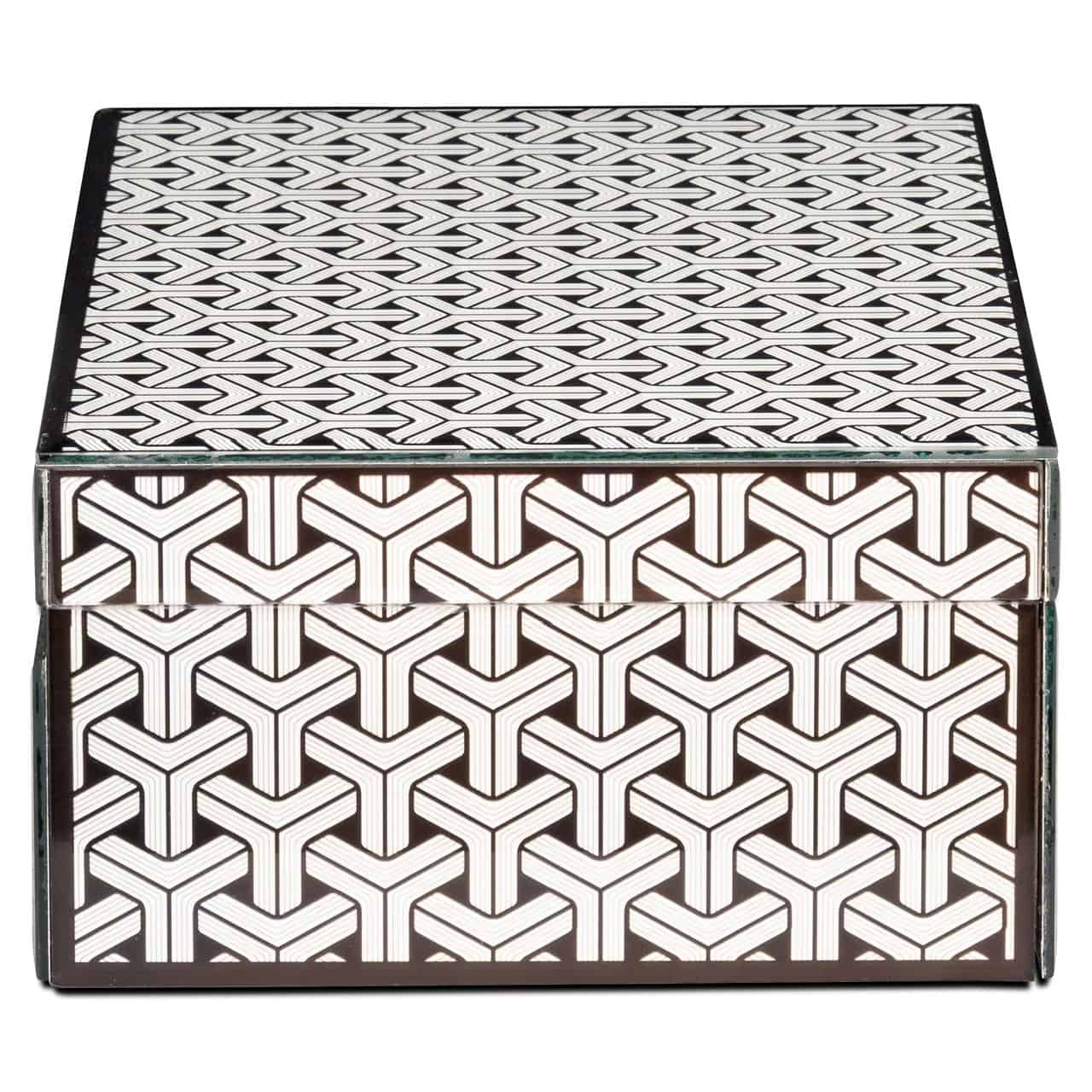 Uzglabāšanas kaste Feliz Richmond Interiors 8/20/12; 10/28/18 cm melns/balts