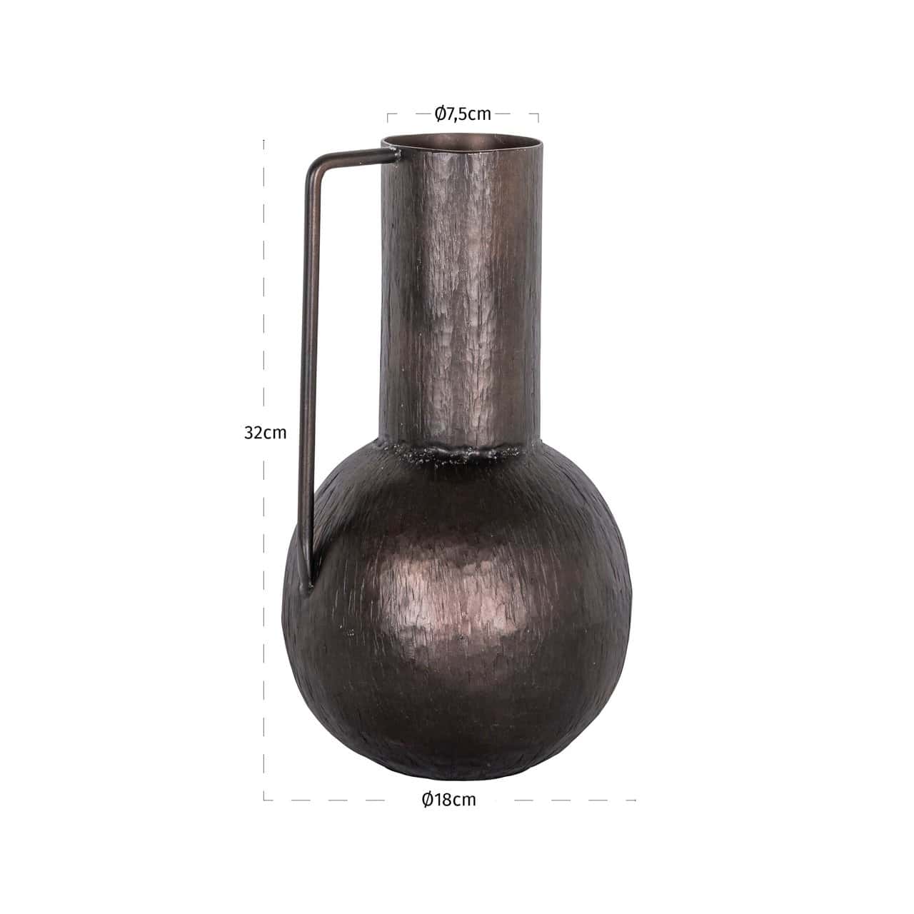 Vāze Sema S Richmond Interiors 18/18/32 cm copper