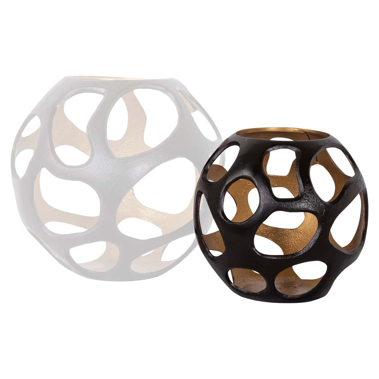 Svečturis Alysia S Richmond Interiors 22/23/23 cm brūns