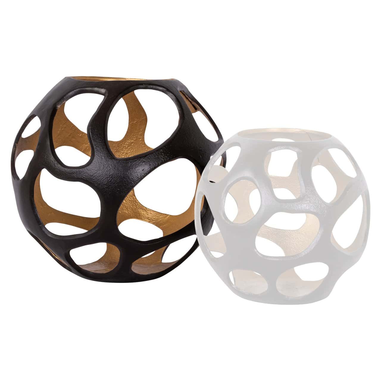 Svečturis Alysia L Richmond Interiors 29/32/32 cm brūns