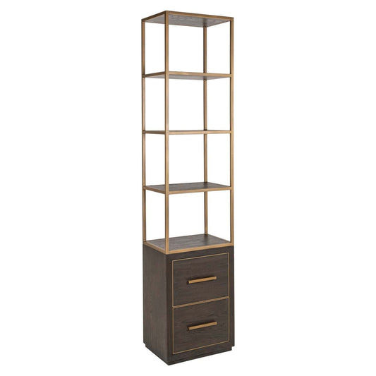 Vitrīna Carter Small Richmond Interiors 50/220/38 cm brūns