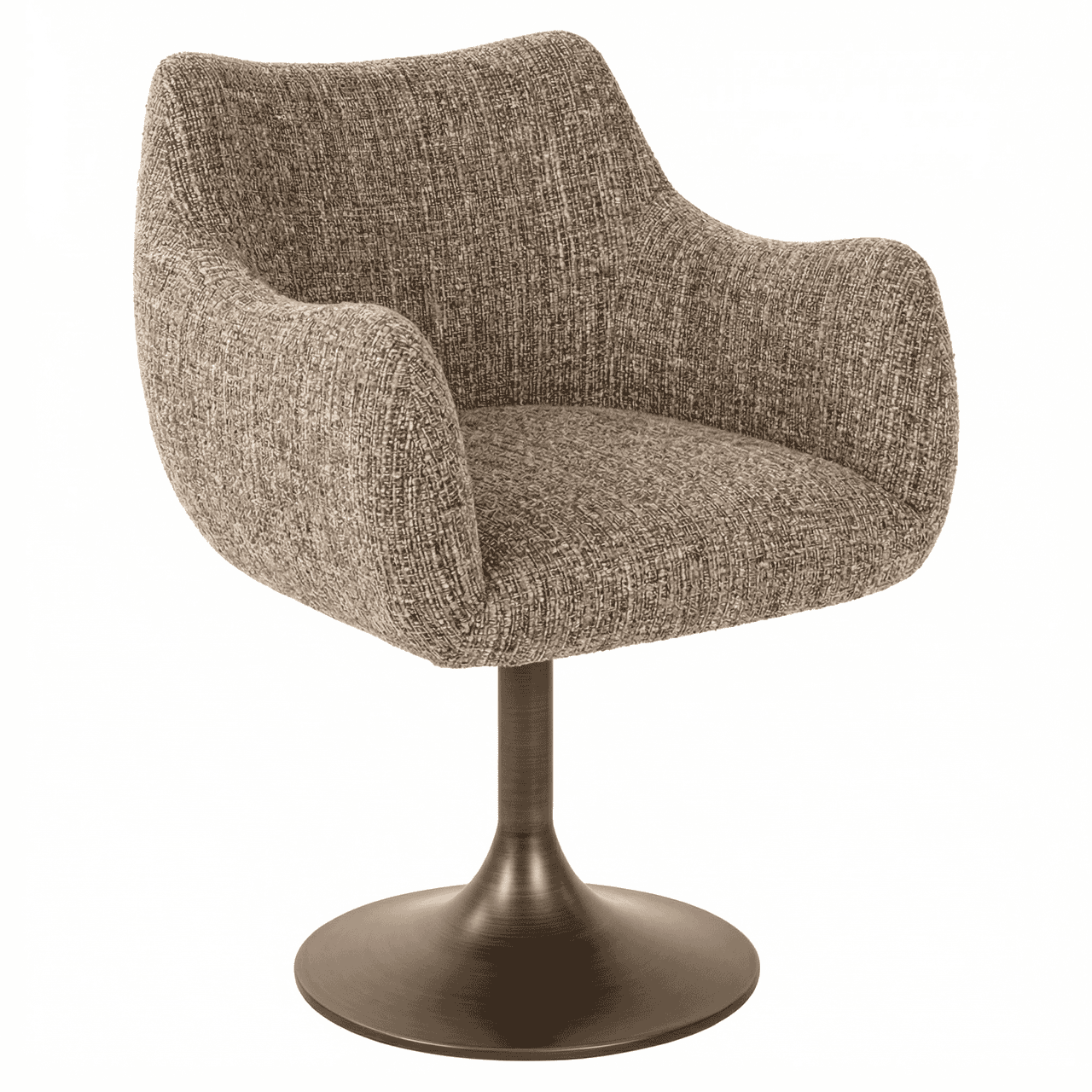 Krēsls Aldo Richmond Interiors 63/62/79 cm brown tweed - N1 Home