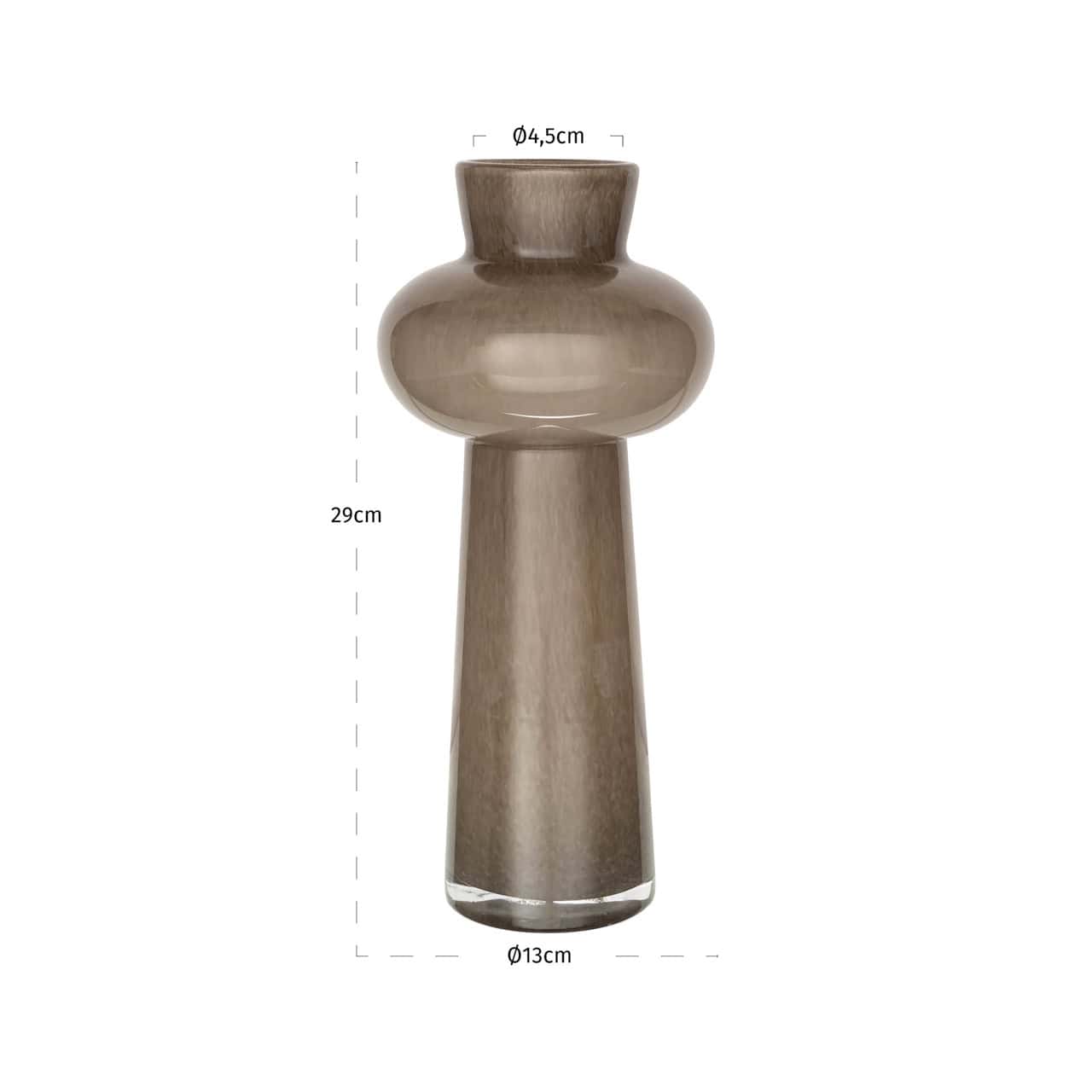 Vāze Lunor S Richmond Interiors 13/29/13 cm taupe