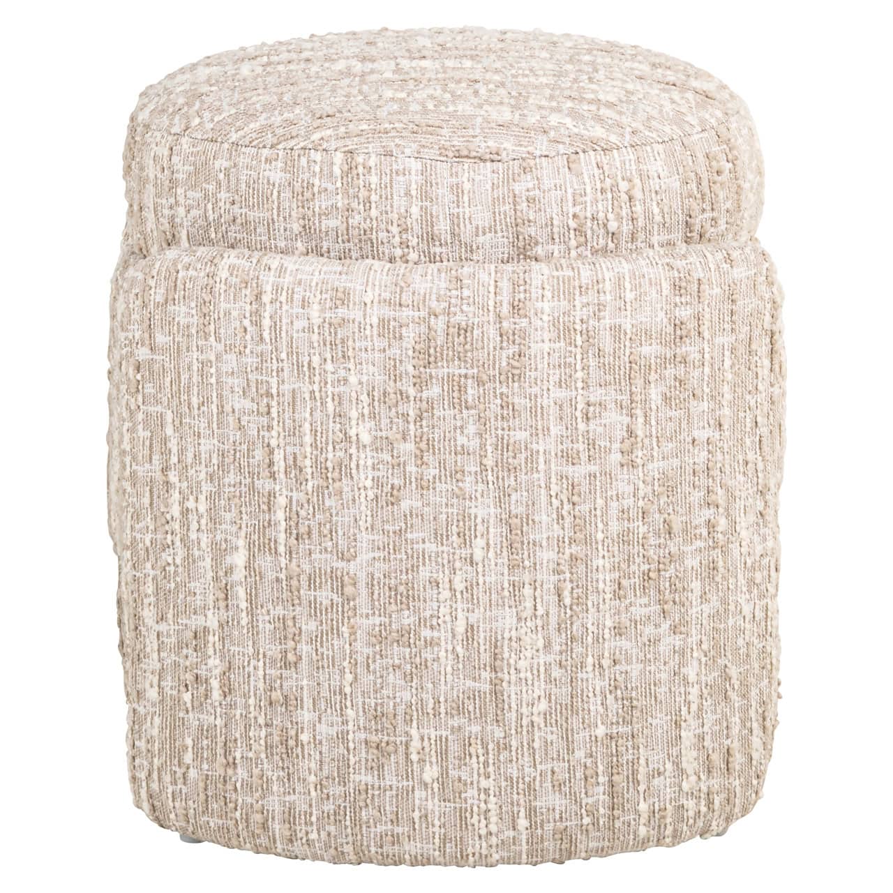 Pufs Cupid Richmond Interiors 51/43/47 cm beige angora with storage