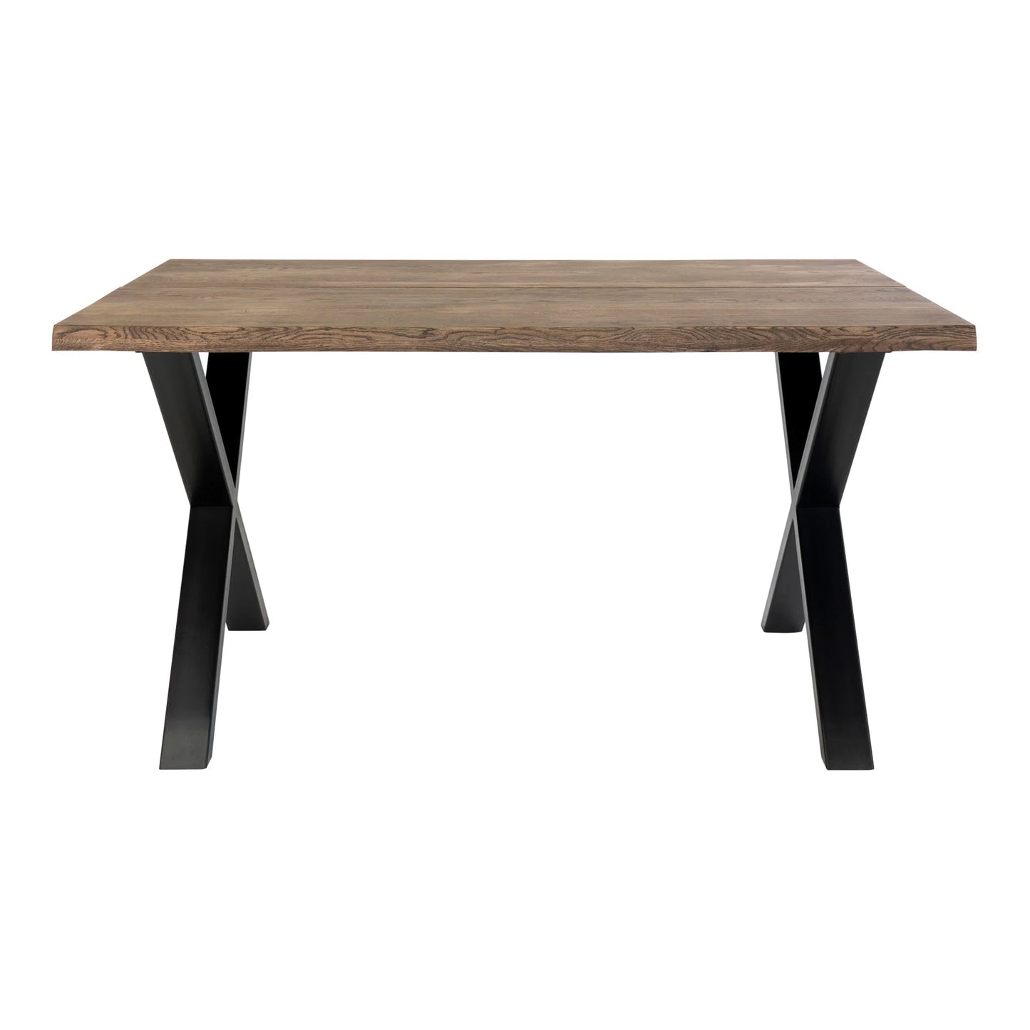 Ēdamgalda komplekts Tulans 95/140/75 cm smoked/brūns
