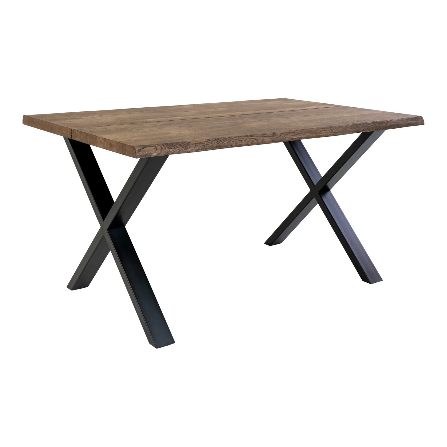 Ēdamgalda komplekts Tulans 95/140/75 cm smoked/brūns