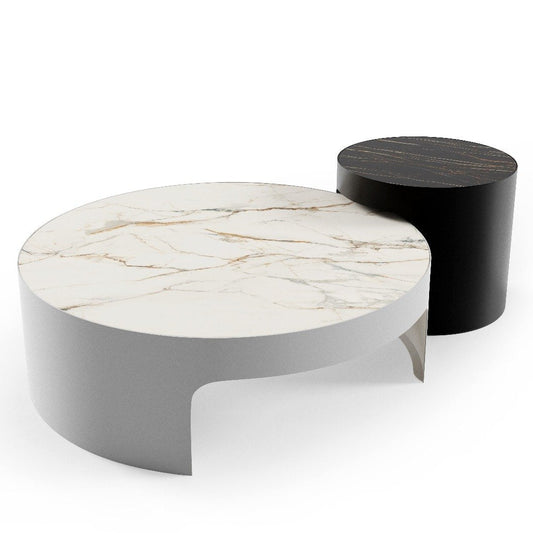 Kafijas galds Vellia 50,5/75,5 un 42/32 cm Passion TRI - D White