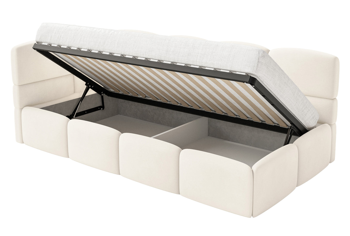 Gulra ar matraci Clod 220/88/110 cm Piano 01 - N1 Home