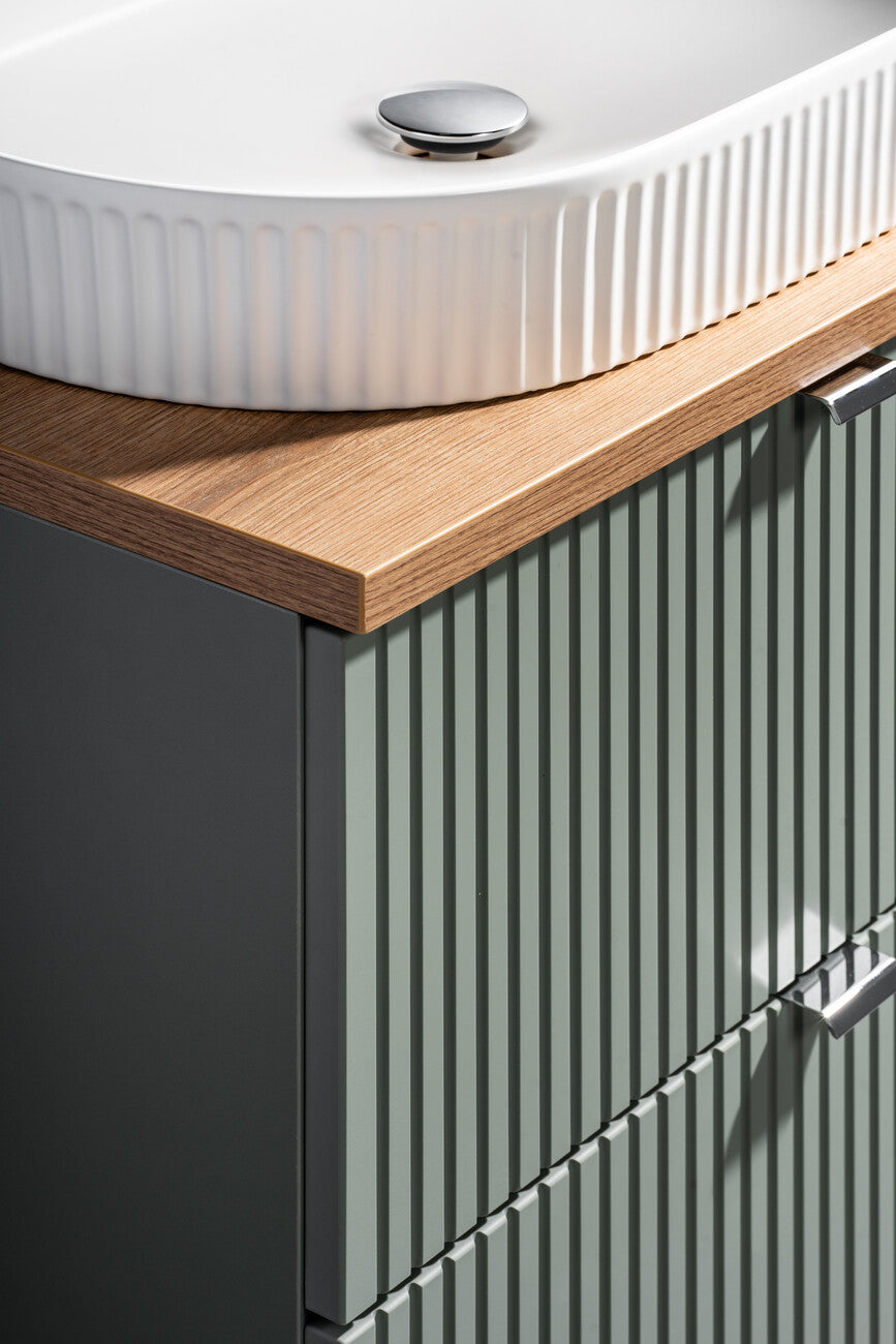 Vannas istabas mēbeļu komplekts Lina S 60 cm jūras zaļš - N1 Home