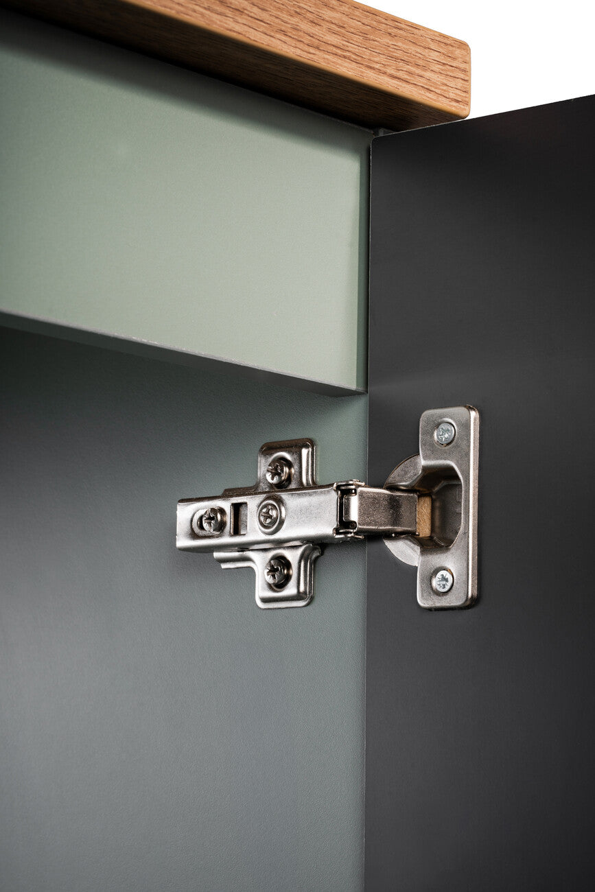 Vannas istabas mēbeļu komplekts Lina D 60 cm jūras zaļš/ozols - N1 Home