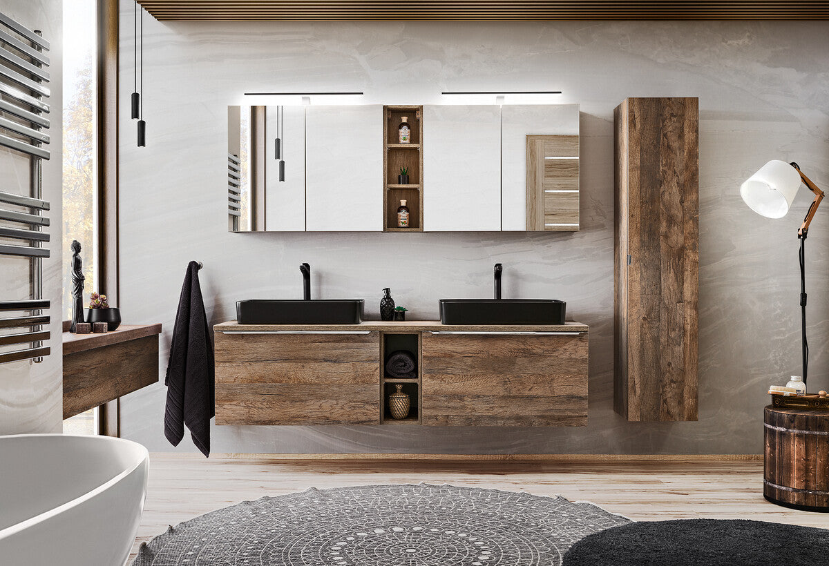 Vannas istaba skapīs Sant 20/65/15 cm vintaž ozols - N1 Home