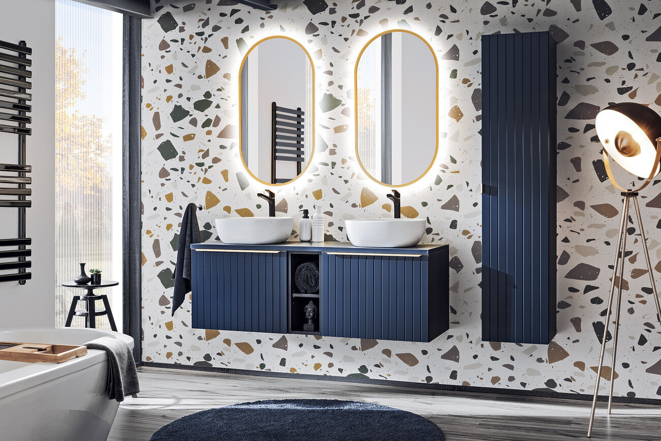 Vannas istaba skapīs Sant 20/65/15 cm tumši pelēks - N1 Home