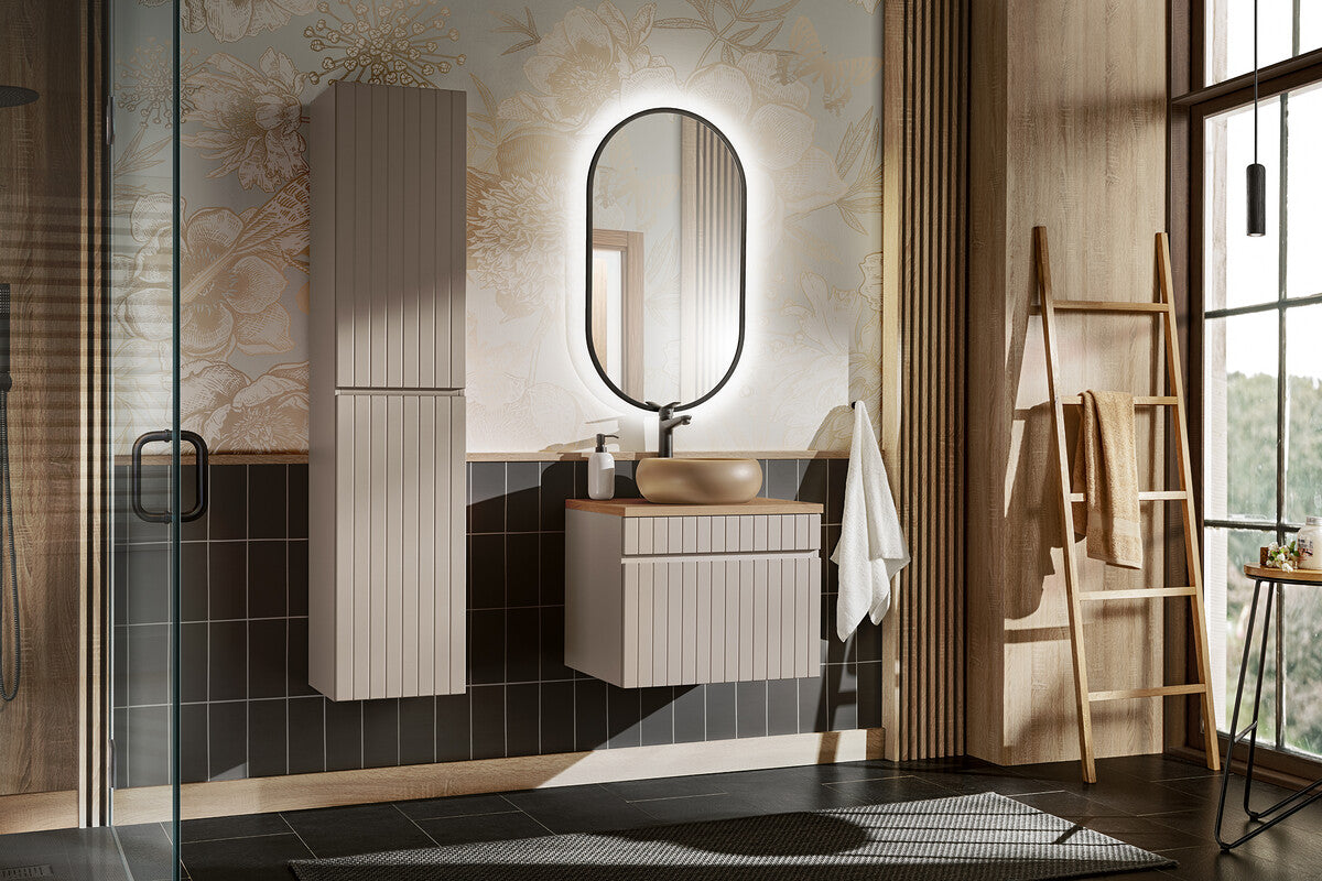 Vannas istabas mēbeļu komplekts ar spogulis Icon I kašmirs - N1 Home