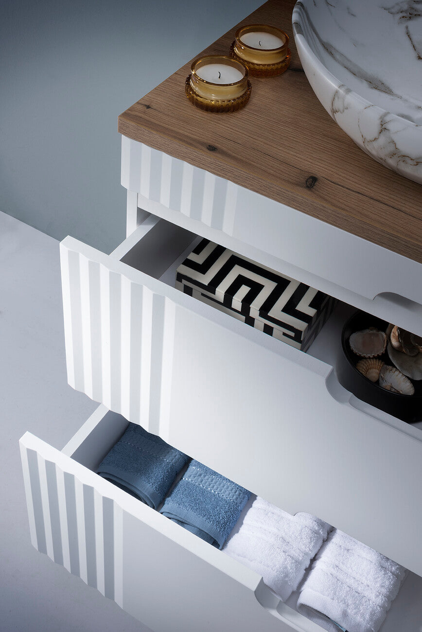 Vannas istabas mēbeļu komplekts Fija H 80 cm balts - N1 Home