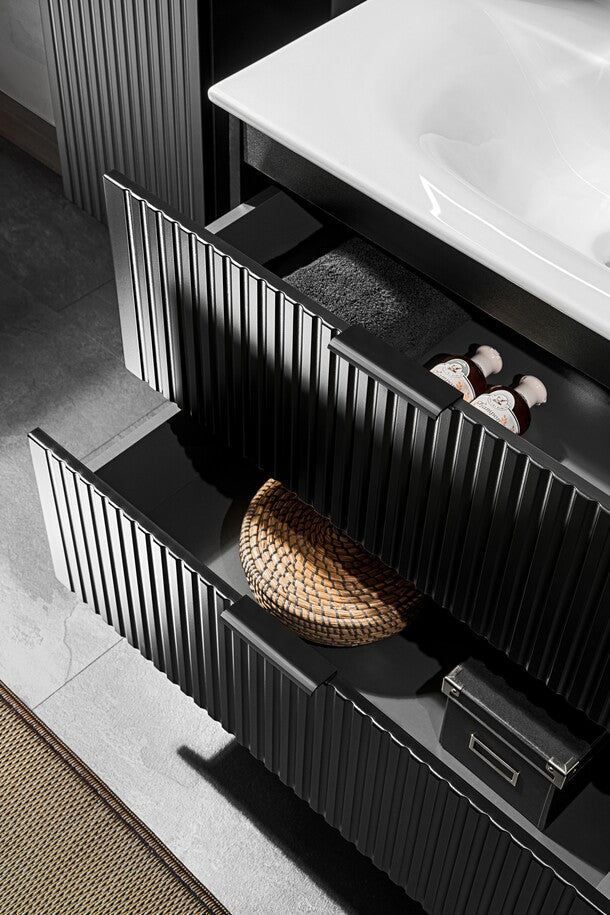 Vannas istabas mēbeļu komplekts Ade PM 60 cm melns - N1 Home